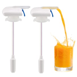 2Pack Automatic Drink Dispenser, Milk Dispenser for Fridge Gallon, Milk Gallon Dispenser, Can Prevent Milk Juice Beer Spill Proof, Suitable for Outdoor and Home Kitchens | VisTapex