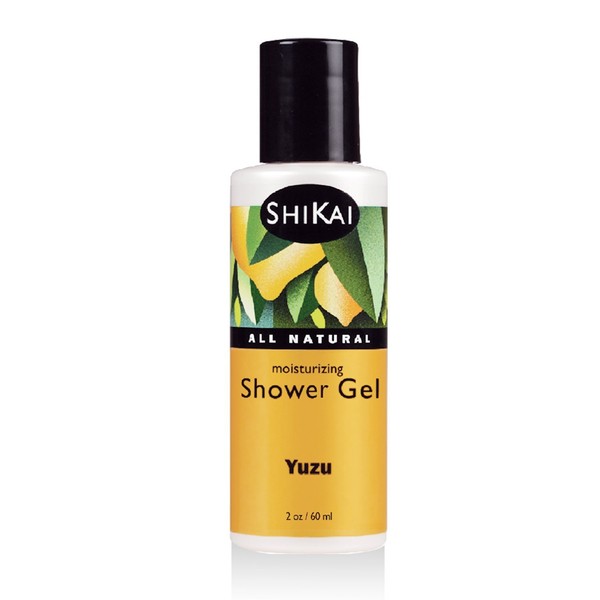 Shikai Products Shower Gel, Yuzu Fruit Trial Size, 2 Ounce
