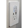 Baby Proofing Outlet Safety Cover for American Electrical Plug, Clear,