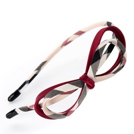 Lattice Skinny Bow Headbands - Lightweight Bowknot Headbands for Women & Girls