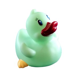DUCKY CITY 3" Glow in The Dark Rubber Duck [Floats Upright] - Baby Safe Bathtub Bathing Toy