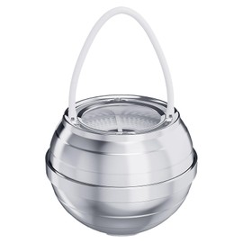 Yodel Bath Ball Water Filter for Tub Faucet - Bathtub Hard Water Softner to Remove Chlorine and Fluoride - Improves Skin, Hair and Nails Condition,Chrome