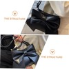 SHOWERORO Pu Leather Bowknot Shoulder Bag Stylish Crossbody Purse for