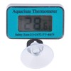 Aquarium Thermometer with LCD Display Water Temperature Meter Waterproof for