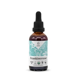 Frankincense USDA Organic | Alcohol-Free Extract, Organic Herbal Drops, Supplement, Immune System, Positive Mood | Tincture Made from 100% Certified Organic Frankincense (Boswellia Serrata) 2 oz