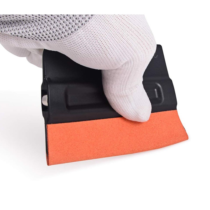 Magnet Squeegee with Micro-Fiber Felt Edge for Car Scraper Decal