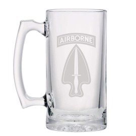 1st Special Forces Detachment SSI SFOD-D Operations Command US Army - Delta Force Etched Etched Stein Glass 16oz. Mug