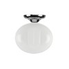 Croydex Flexi-Fix Grosvenor Chrome Easy to Fit Soap Dish ,
