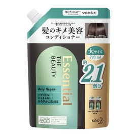 Essential The Beauty Hair Texture Beauty Conditioner, Airy Repair, Refill 24.3 fl oz (720 ml), Damage Repair, Hair Care, Smooth