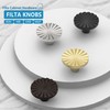 FILTA Matte Black Cabinet Knobs for Dresser,10 Pack Single Hole