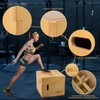 Yes4All 3 in 1 Wooden Plyo Box, Plyometric Box for
