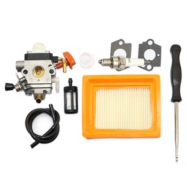 XQSMWF Brushcutter Trimmer with Adjusting Tool Air Filter Carb, Fit for Stihl FS111 FS89 HT102 HT103 KM91 KM111 FC111 FC91 FS91 FS91R, replace 4180-120-0615 4180-007-1005