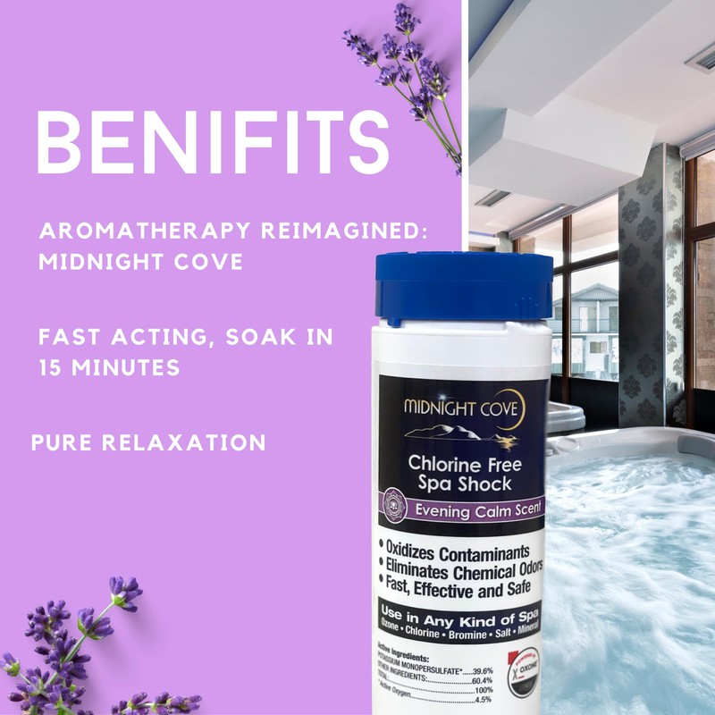 Chlorine Free Spa Shock Scented/Evening Calm - 2lb