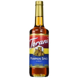 Torani Coffee Syrup, Pumpkin Spice Flavoring for Drinks 25.4 Fl Oz