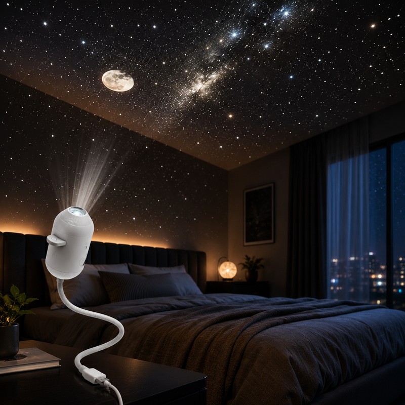24 Films USB Starry Sky Projector for Room & Car