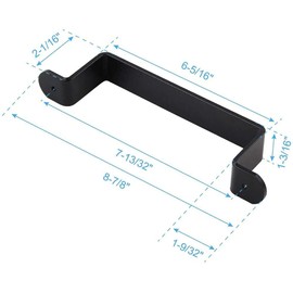 ZEKOO 8.9 Inch Sliding Barn Door Handle Set Barn Door Hardware Pull Handle Gate Handle, for Closet Garage Shed, Heavy Duty, Easy to Install (2PCS)