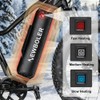 INLETTER 2-in-1 Waterproof E-Bike Battery Cover with Removable Heating Pad