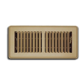 Truaire C150MB 02X12(Duct Opening Measurements) Floor Supply Grille 2-Inch by 12-Inch Floor Register, Brown