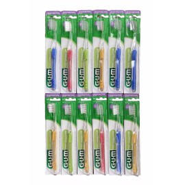 GUM 12 Pack GUM #317 Sunstar Post-Surgical toothbrushes Super Soft