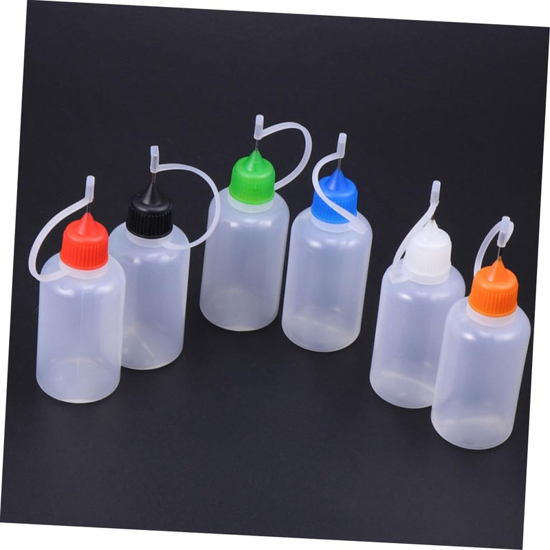 Gatuida 25Pcs Precision Applicator Bottles for Pigment and Glue Squeeze