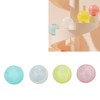 4Pcs Glowing Pool Balls Reusable Silicone Glowing Beach Ball Water