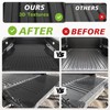 TripleAliners Truck Bed Mat & Tailgate Mat Compatible with 2024