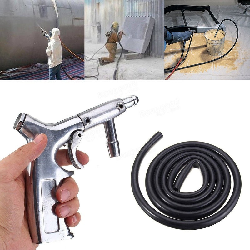 Jewboer Sand Blaster Gun Kit,Sandblaster Gun for Sandblasting Cabinet Machine