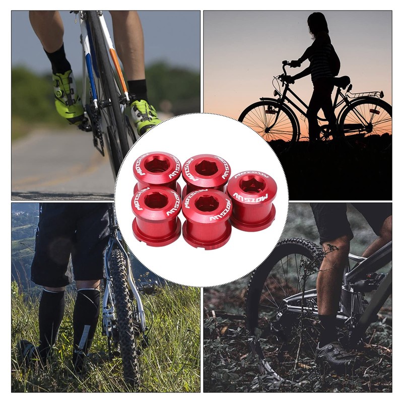 Chainring Screws & Screw Wrench Kit, Corrosion Resistant Single Chainring