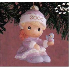 Precious Moments 2000 Baby's 1st Christmas-Girl #730092