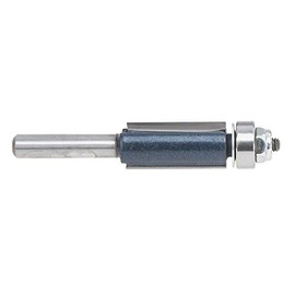 Bosch 85269MC Carbide Tip 3/8 x 1/2 Flush Trim with Ball Bearing Double Flute 1/4 Shank