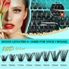 Lash Clusters Kit 240PCS Eyelash Extension D Curl Wispy Clusters