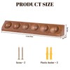 1-Pack Wooden Golf Ball Display Case & Holder - Wall