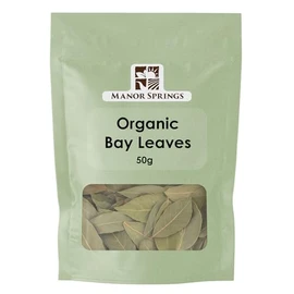 Organic Dried Bay Leaves 50g by Manor Springs Organic