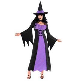 Morph Purple Witches Costumes For Women, Adult Costumes Women Witch, Adult Witches Outfit Witch Dress Women
