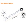 HARFINGTON Ratcheting Wrench 23mm Metric 12PT Cr-V Polished Chromed Ratcheting