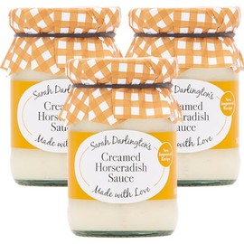 Mrs Darlington's Creamed Horseradish - 180g - Pack of 3