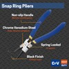 7 Inches Snap Ring Pliers, Internal Circlip Pliers with Bent