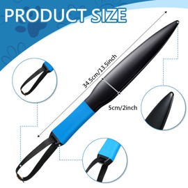 Lenwen Dog Break Stick Pet Dog Bite Training Stick Pet Chew Toys for Small Medium Pet Supplies, 13.6 x 2 x 0.6 Inch(Blue)