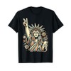 Hippie Statue of Liberty 4th of July Groovy Outfit Hippie