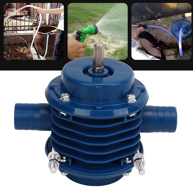 Hand Drill Pump Mini Self Priming Powered Electric Water Transfer