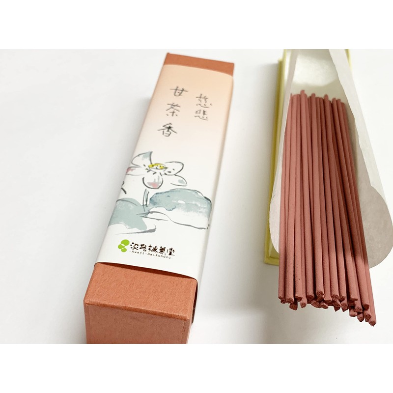 Awaji Baikaundo Incense Incense, Compassion Sweet Tea Incense, 0.6 oz