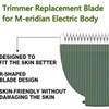 2 Pack Green Replacement Blades for Meridian Trimmer, Trimmer Replacement