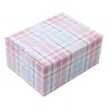 Earth Cardboard Design Cardboard Box Checkered Pattern Set of 10