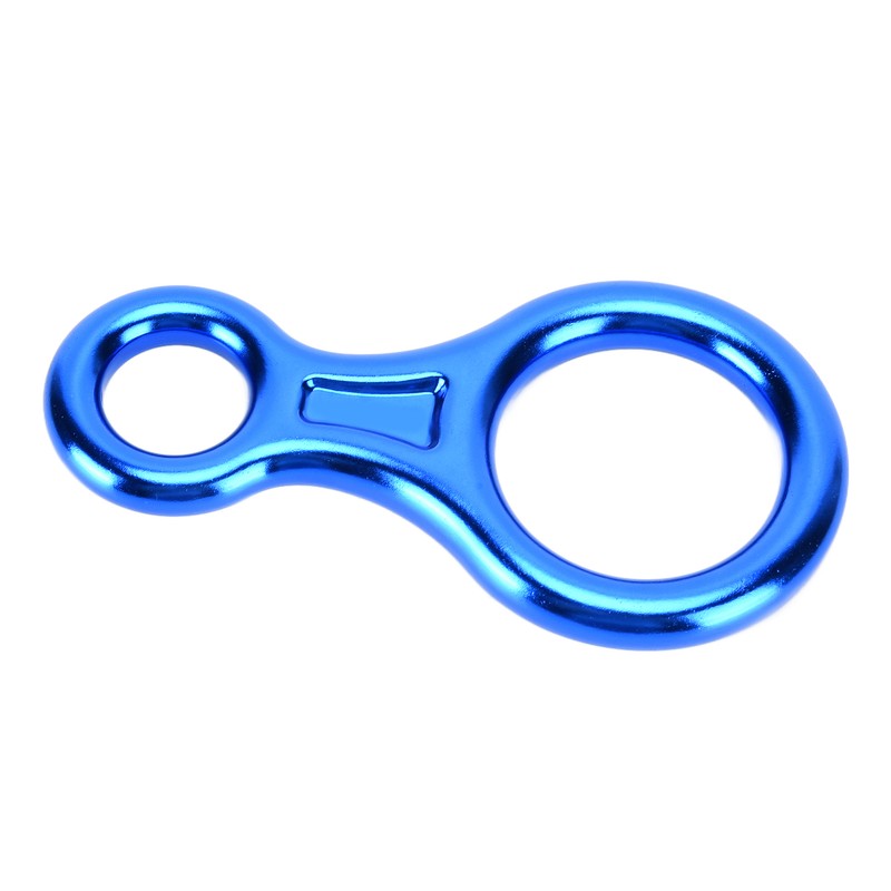 Descender Figure 8 Shape Aluminium Alloy 45KN Descent Abseiling Device