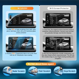 For 2025 Acura Integra Screen Protector - 2023~2025 Integra (A-Spec with Technology Package) 9 inch Touchscreen [ClarityHD+] 2023~2025 Integra Accessories Anti Fingerprint 9H Hardness Tempered Glass*