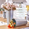 Tatuo 6 Pcs Flower Buckets 18.11'' Galvanized Flower Buckets for