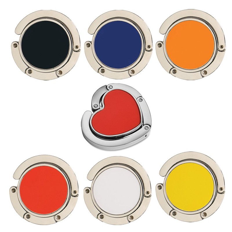 eBuyGB Folding Purse Hook Portable Handbag Hanger, Black