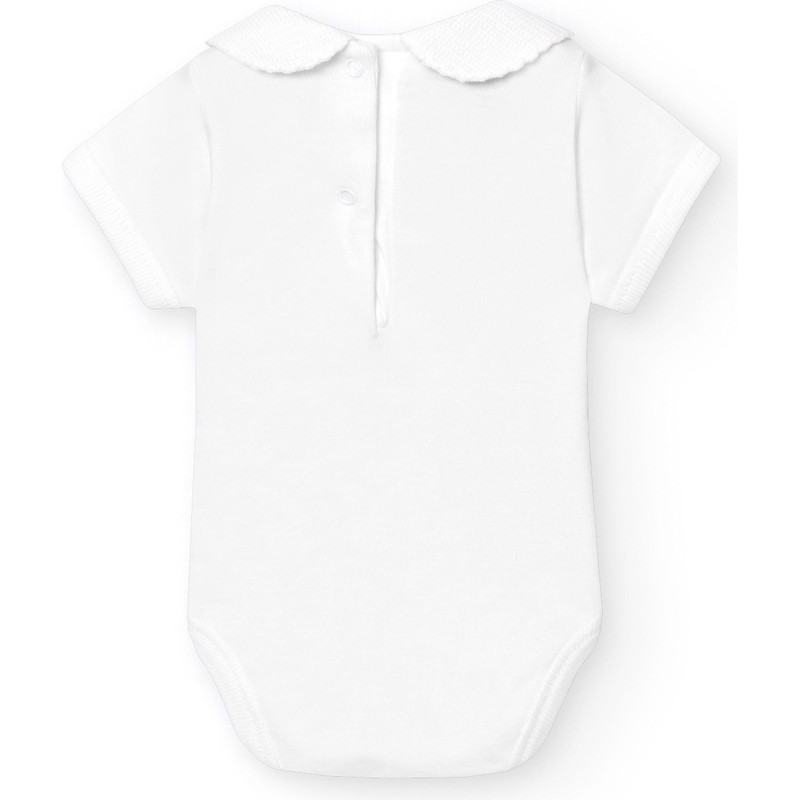 babidu Unisex Baby Tailored, White, 3-6 months
