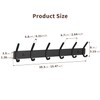 GWAAZXGZ Coat Rack Wall Mount Hooks - White 15 Inch