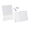 HMF 46954 Acrylic Table Stand Slanted DIN A4 Portrait and